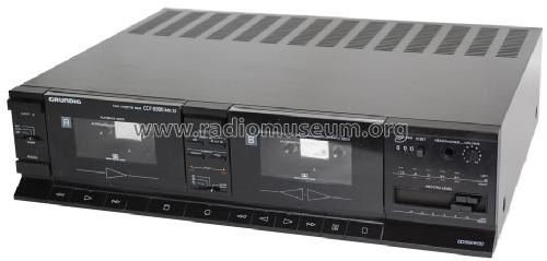 Twin Cassette Deck CCF 8300 MK II; Grundig Radio- (ID = 1501273) R-Player