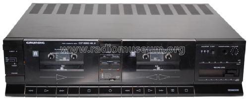 Twin Cassette Deck CCF 8300 MK II; Grundig Radio- (ID = 1501275) R-Player