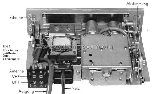 UHF-Vorsatzgerät ; Grundig Radio- (ID = 342667) Adapter