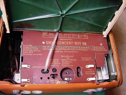 UKW-Concert-Boy 58; Grundig Radio- (ID = 283062) Radio