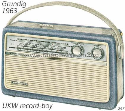 UKW-Record-Boy 203; Grundig Radio- (ID = 280) Radio