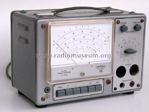Universal-Röhrenvoltmeter RV2 6062; Grundig Radio- (ID = 58721) Equipment