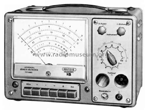 Universal-Röhrenvoltmeter RV2 6062; Grundig Radio- (ID = 1412889) Equipment