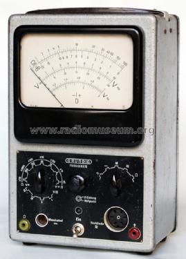 Universal-Röhrenvoltmeter Typ 159; Grundig Radio- (ID = 1661421) Equipment