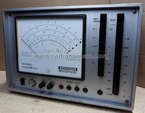 Universal-Voltmeter UV4; Grundig Radio- (ID = 2444150) Equipment