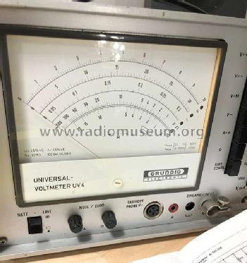 Universal-Voltmeter UV4; Grundig Radio- (ID = 2598921) Equipment