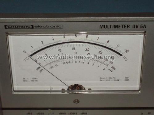 Multimeter UV5A; Grundig Radio- (ID = 757987) Equipment