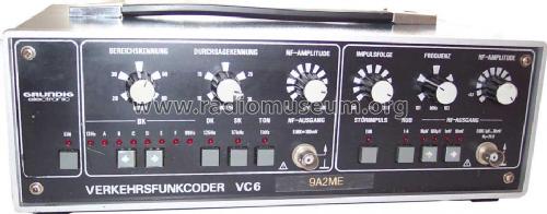 Verkehrsfunkcoder VC6; Grundig Radio- (ID = 356131) Equipment