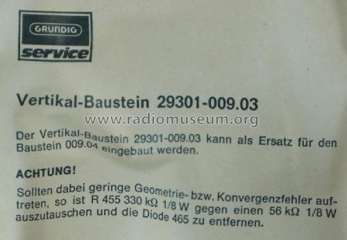 Vertikal Baustein 29301-009.03; Grundig Radio- (ID = 1733721) mod-past25