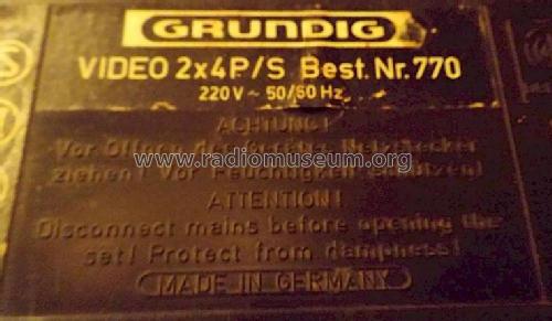 Video 2 x 4 770; Grundig Radio- (ID = 1559579) Ton-Bild