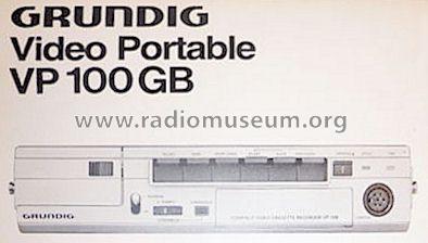 Video Portable VP 100 GB; Grundig Radio- (ID = 686023) R-Player