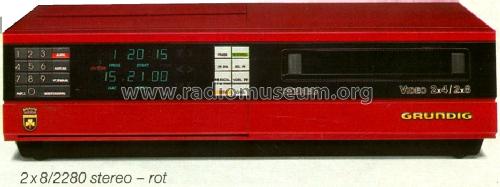 Video-Recorder 2x8 Stereo 2280 P/S; Grundig Radio- (ID = 461391) Enrég.-R