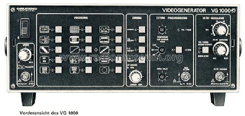 Videogenerator VG1000; Grundig Radio- (ID = 1042614) Equipment