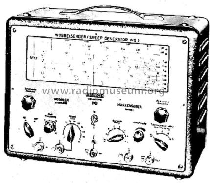 Wobbelsender / Sweep Generator WS3; Grundig Radio- (ID = 1552255) Equipment