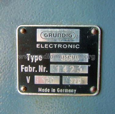 Voltmeter 6060; Grundig Radio- (ID = 542886) Equipment