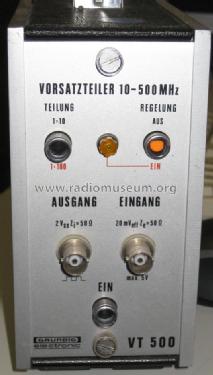 Vorsatzteiler VT500; Grundig Radio- (ID = 1619850) Equipment