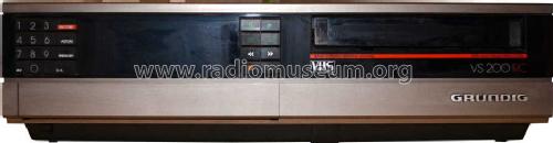 Video Cassette Recorder VS-200RC; Grundig Radio- (ID = 1373812) Ton-Bild