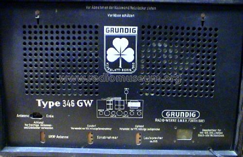 Weltklang 346GW; Grundig Radio- (ID = 31170) Radio