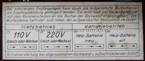 Weltklang Reise-Super - Reise-Empfänger 216B; Grundig Radio- (ID = 2799798) Radio