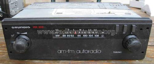 am-fm autoradio WK 303; Grundig Radio- (ID = 2094534) Car Radio