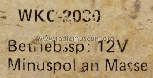 WKC2030; Grundig Radio- (ID = 1800356) Car Radio