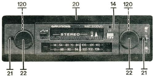 WKC2030VD; Grundig Radio- (ID = 1363792) Car Radio