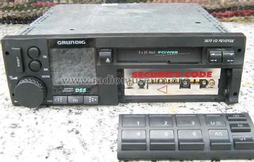 WKC2670 VD; Grundig Radio- (ID = 1711809) Car Radio