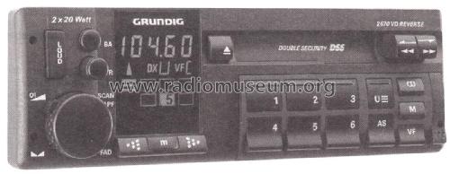 WKC2670 VD; Grundig Radio- (ID = 2089943) Car Radio