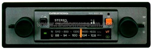 WKC 2030a VD; Grundig Radio- (ID = 2481715) Car Radio