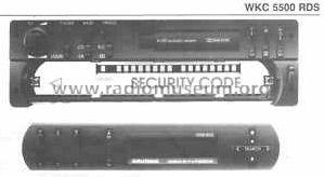 WKC 5500 RDS; Grundig Radio- (ID = 802724) Car Radio