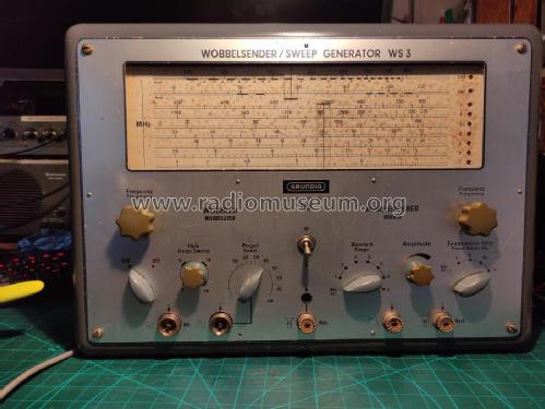 Wobbelsender / Sweep Generator WS3; Grundig Radio- (ID = 2765635) Equipment