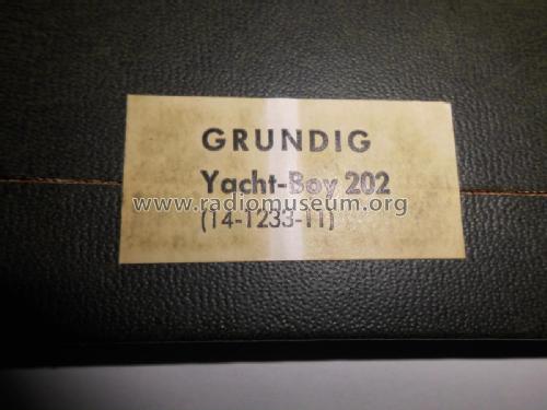 Yacht-Boy 202N; Grundig Radio- (ID = 1772368) Radio
