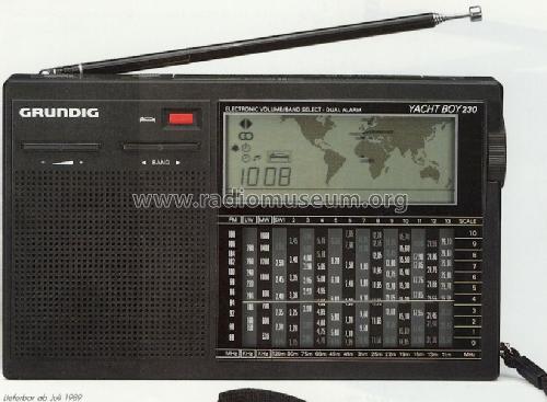 Yacht-Boy 230; Grundig Radio- (ID = 215001) Radio