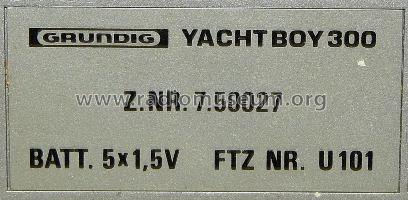 Yacht-Boy 300; Grundig Radio- (ID = 1063006) Radio