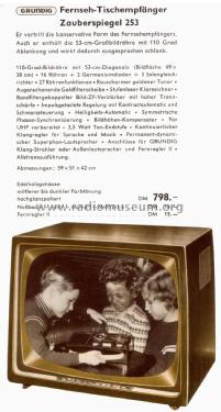 Zauberspiegel 253; Grundig Radio- (ID = 2007407) Television