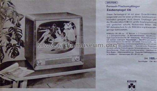 Zauberspiegel 436; Grundig Radio- (ID = 797649) Television
