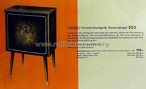 Zauberspiegel 553; Grundig Radio- (ID = 2085620) Televisión