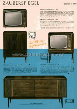 Zauberspiegel 65K10 wie TV T468 Rfk Ch= HF25 + NF2; Grundig Radio- (ID = 2138895) TV Radio