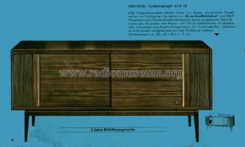 Zauberspiegel 65K50; Grundig Radio- (ID = 2138941) TV-Radio