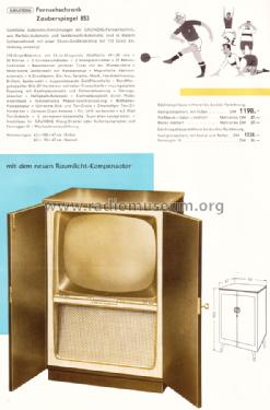 Zauberspiegel 853; Grundig Radio- (ID = 1645895) Television