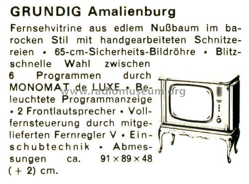 Zauberspiegel Amalienburg ; Grundig Radio- (ID = 2071113) Television