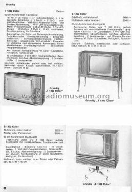 Zauberspiegel Color S 1302; Grundig Radio- (ID = 2806136) Television