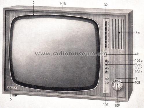 Zauberspiegel FT208; Grundig Radio- (ID = 2565176) Televisore