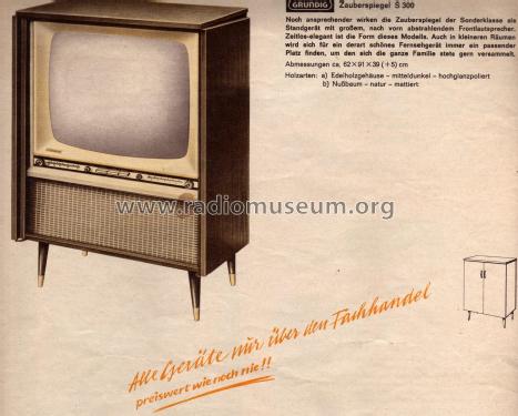 Zauberspiegel S300; Grundig Radio- (ID = 1095325) Fernseh-E