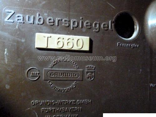Zauberspiegel T660; Grundig Radio- (ID = 1341509) Television