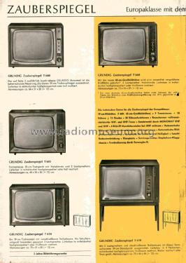 Zauberspiegel T660; Grundig Radio- (ID = 2138594) Television