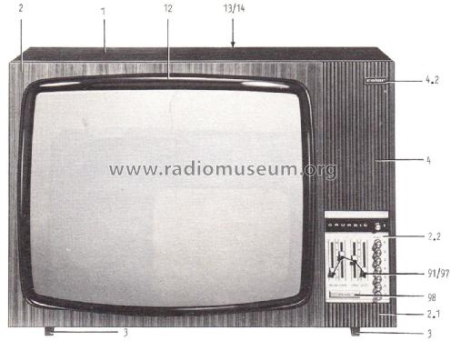 Farbfernsehgerät Record Color; Grundig Austria GmbH (ID = 2807906) Television