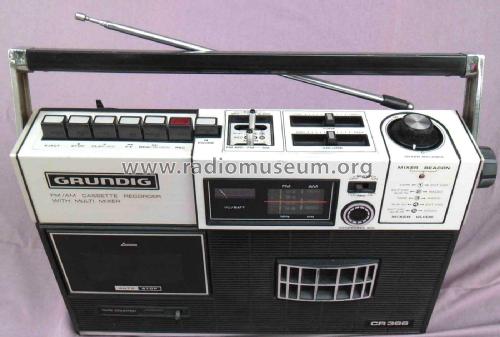 FM/AM Cassette Recorder with Multi Mixer CR366 ; Grundig Radio- (ID = 1815610) Radio