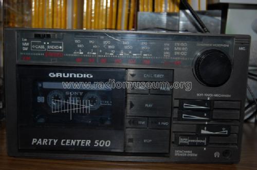 Party Center 500 PC500; Grundig Austria GmbH (ID = 1154494) Radio