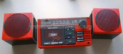 Party Center 500 PC500; Grundig Austria GmbH (ID = 2499642) Radio